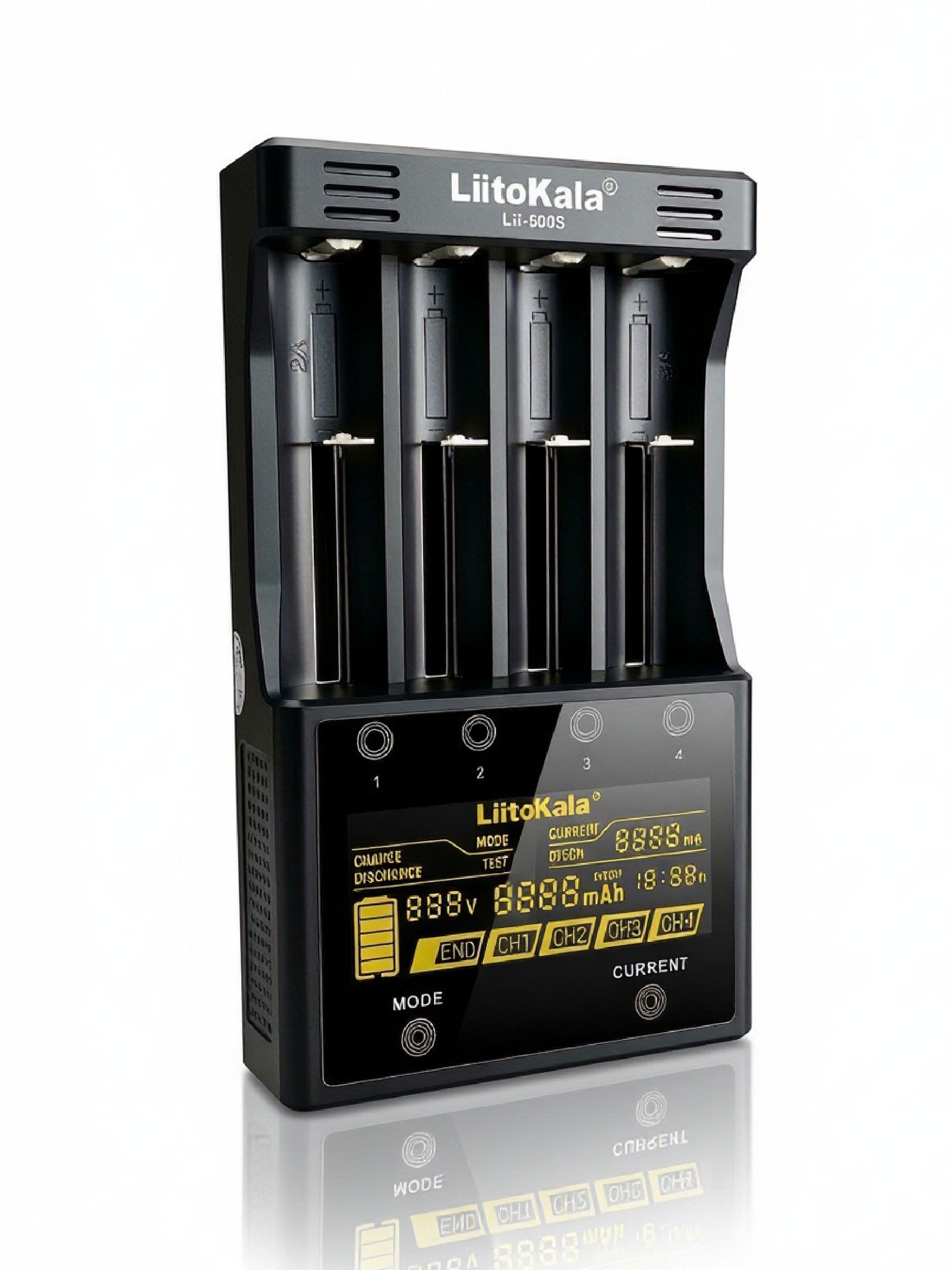 Зарядное устройство для аккумуляторов LiitoKala Lii-500S, с адаптером 12В