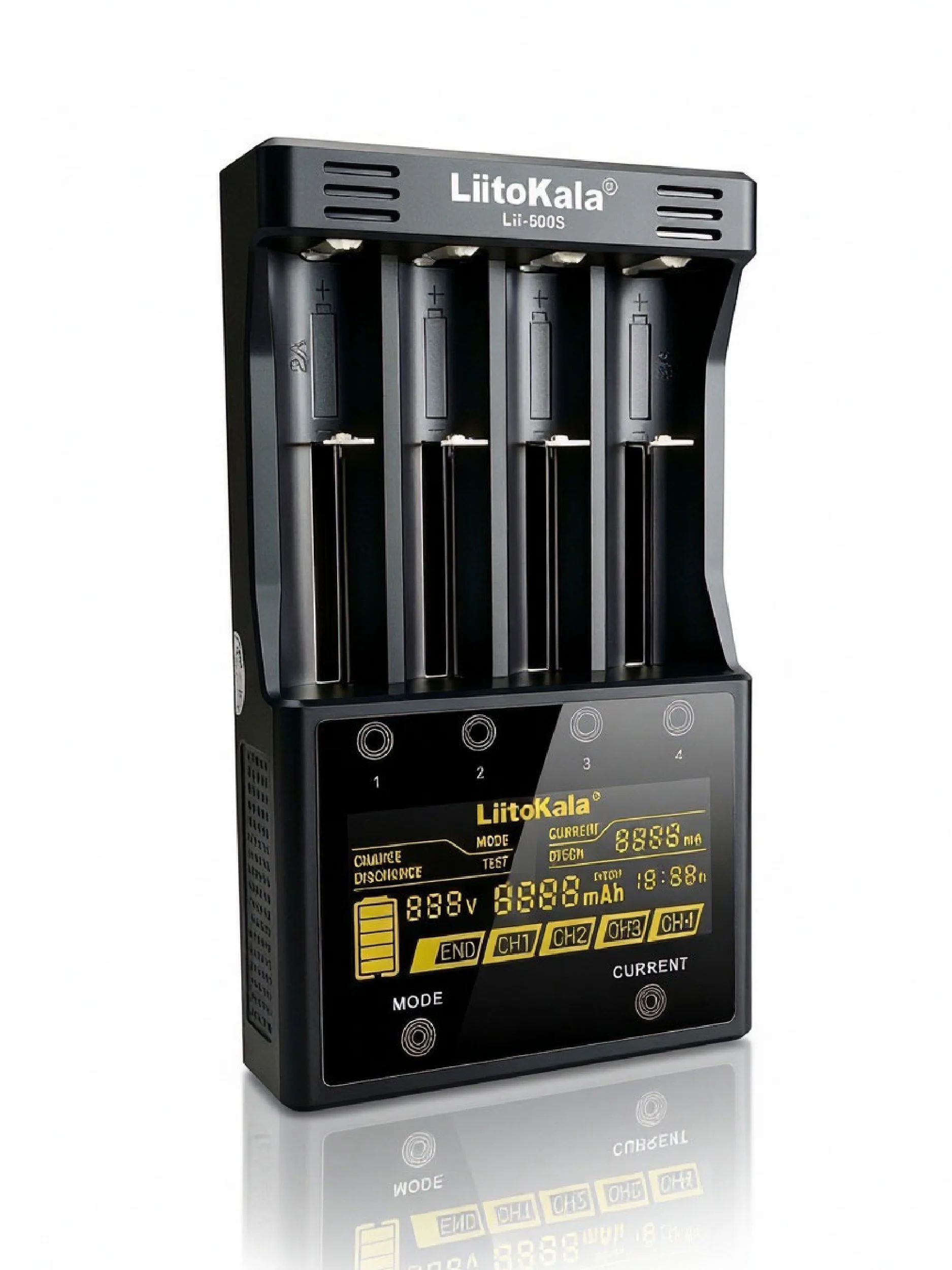 Зарядное устройство для аккумуляторов LiitoKala Lii-500S, с адаптером 12В