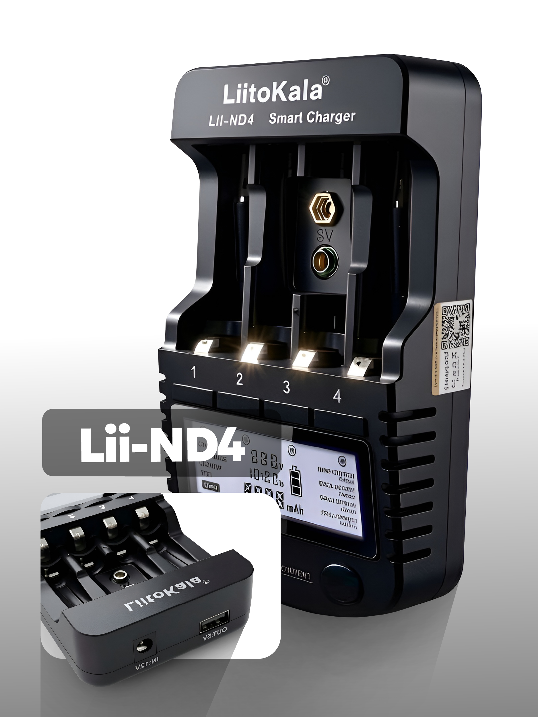 Зарядное устройство для аккумуляторов LiitoKala Lii-ND4
