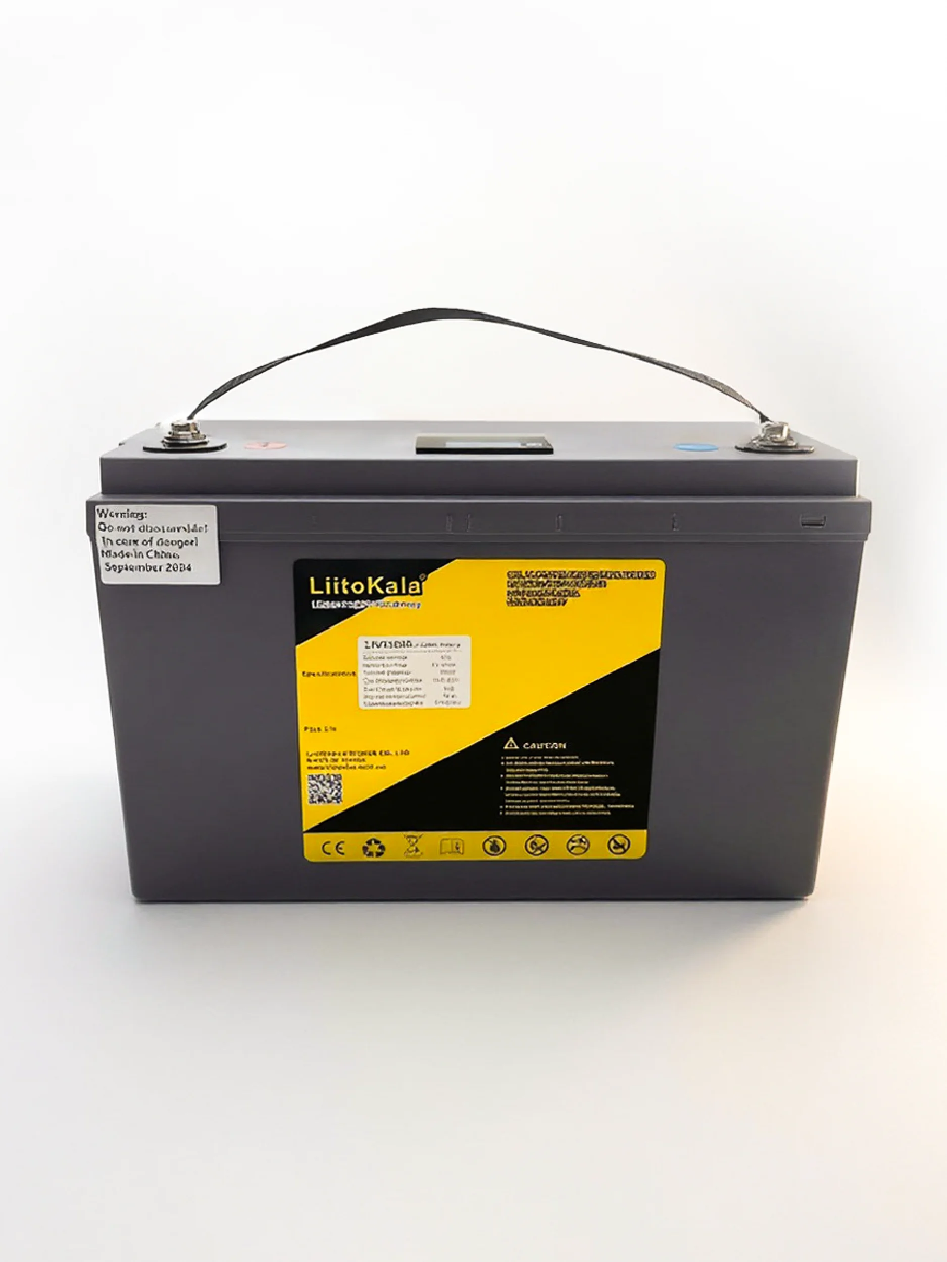 Аккумуляторная батарея LiitoKala LiFePO4 12V 120Ah с LCD и со встроенной защитой BMS