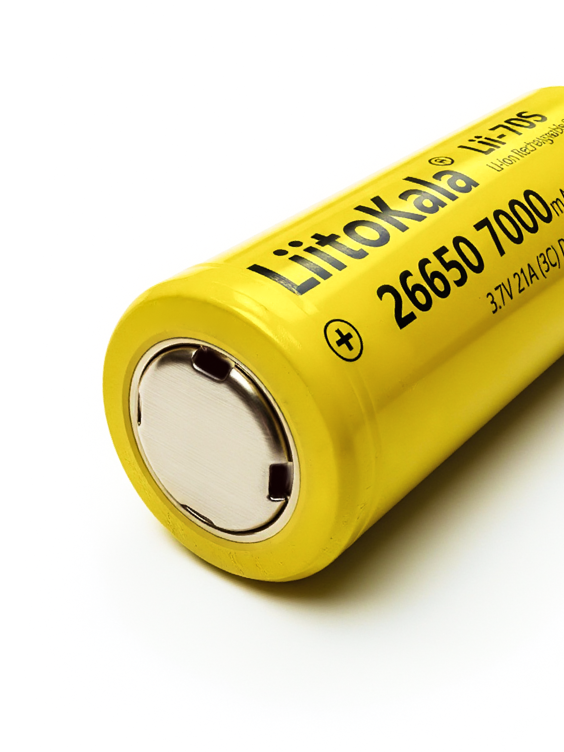 Аккумулятор 26650 LiitoKala Lii-70S Li-ion, 3.7v, 7000 mAh, выпуклый плюс