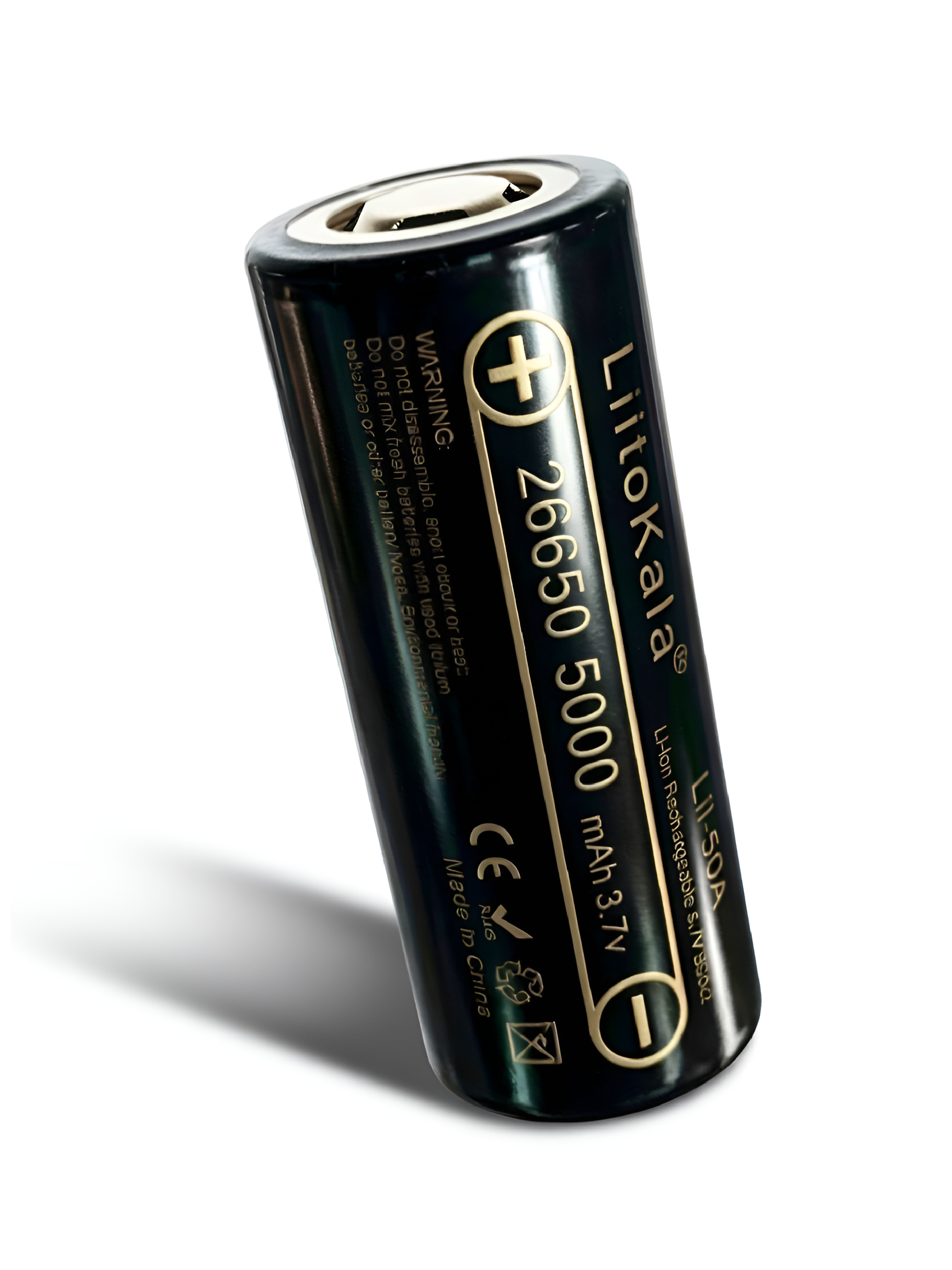 Аккумулятор 26650 LiitoKala Lii-50A Li-ion, 3.7v, 5000 mAh