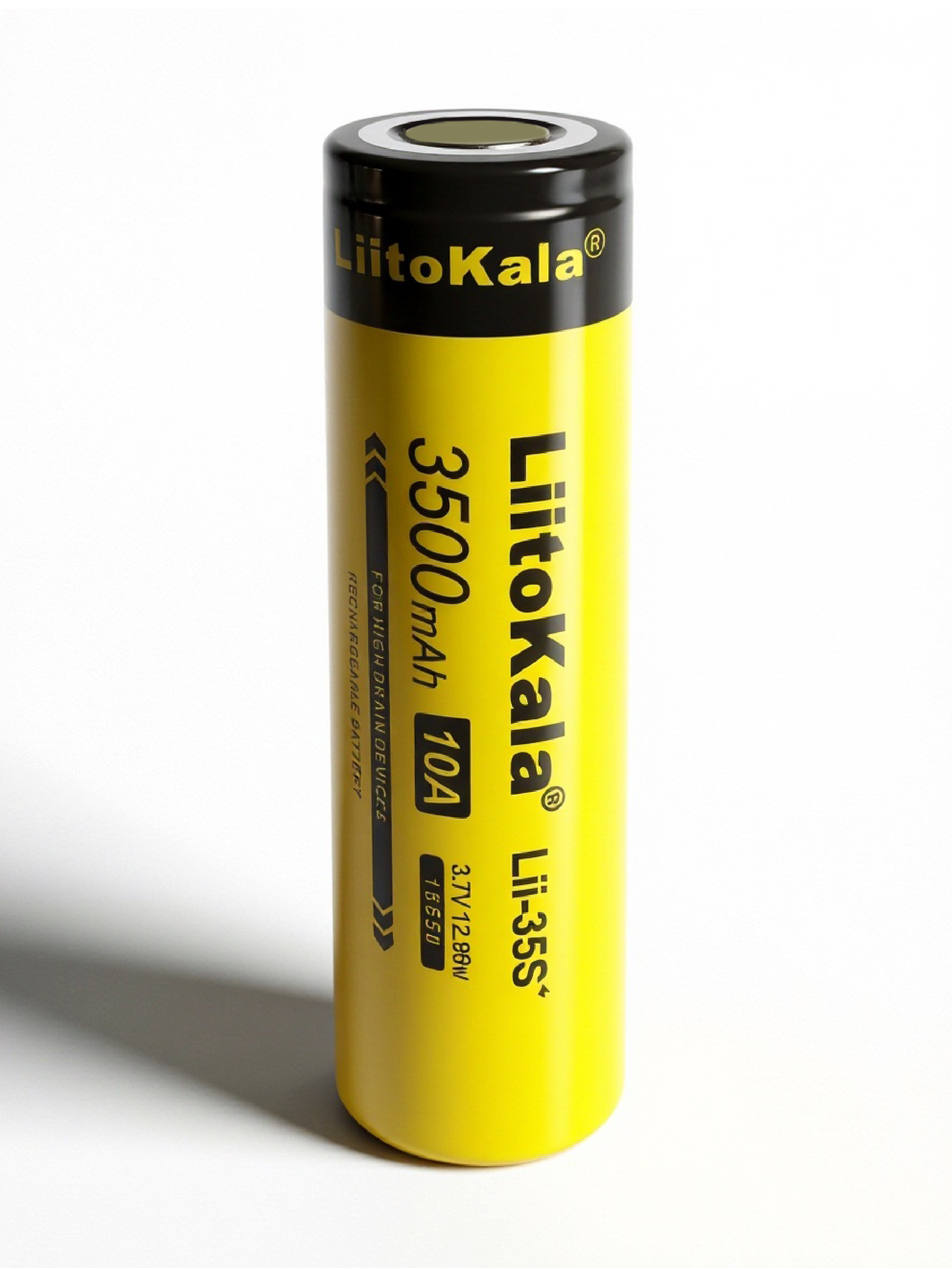 Аккумулятор 18650 Li-ion LiitoKala Lii-35S 3500mAh, плоский плюс, без защиты