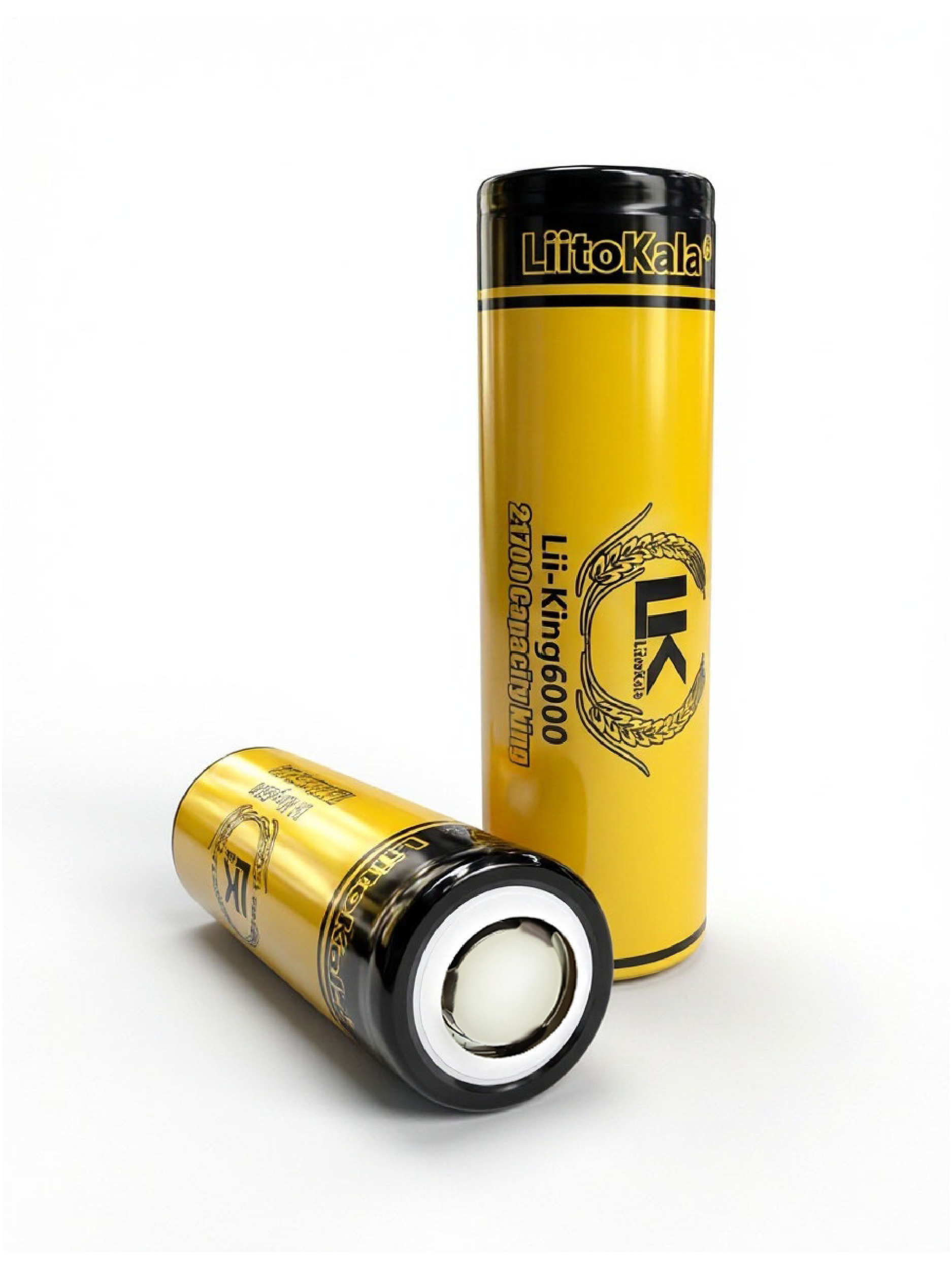 Аккумулятор 21700 Li-Ion LiitoKala King6000 3.7В, 6000mAh, без защиты, плоский плюс