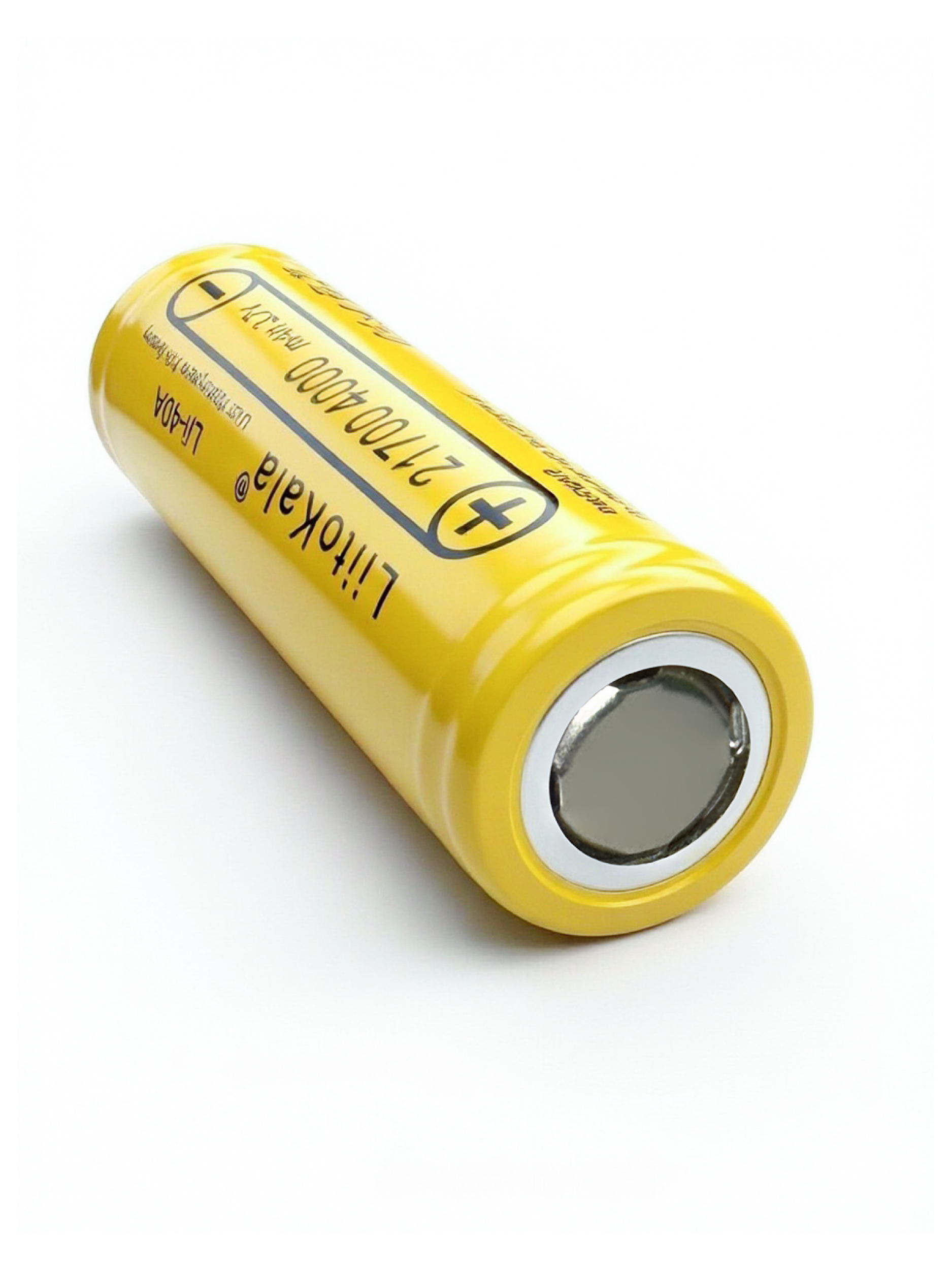 Аккумулятор 21700 Li-Ion LiitoKala Lii-40A, 4000 mAh плоский плюс