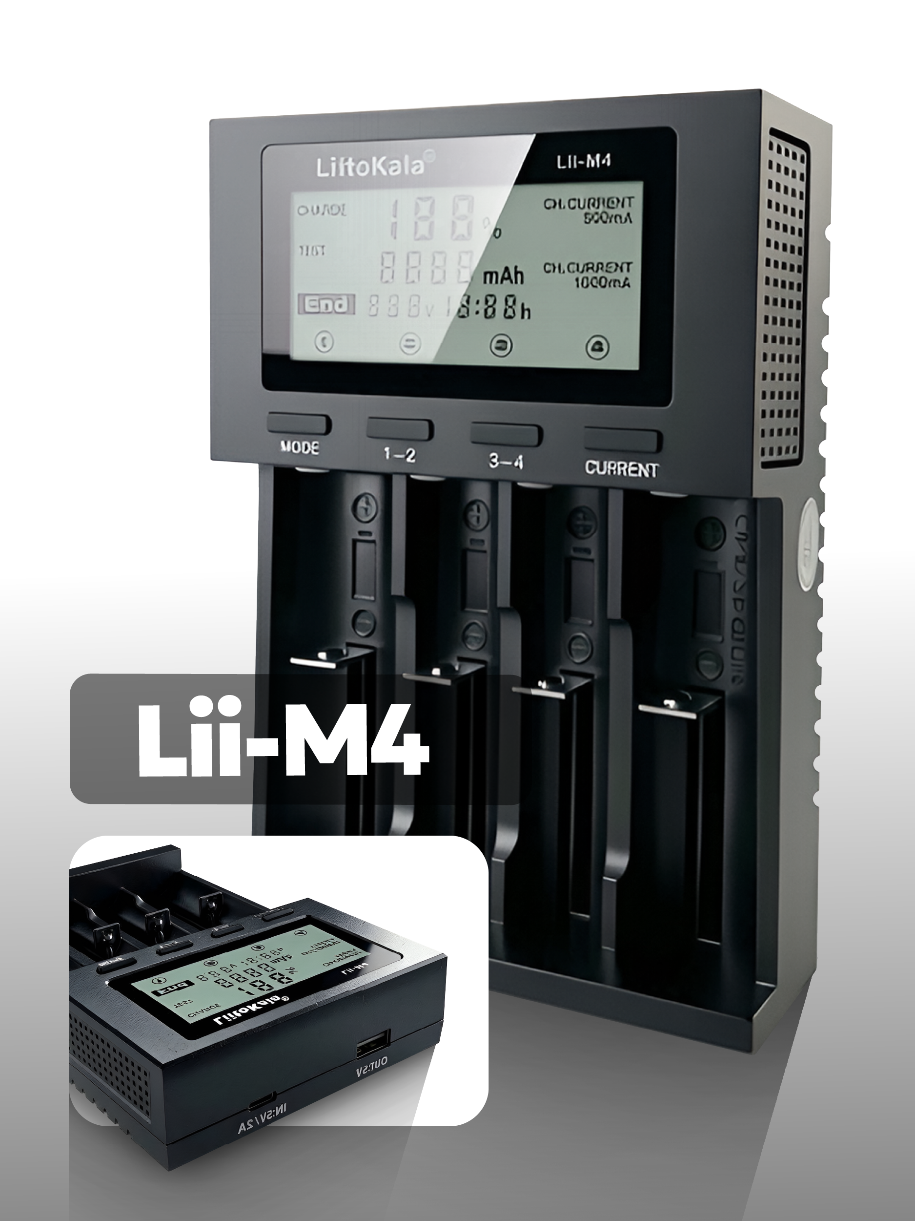Зарядное устройство для аккумуляторов LiitoKala Lii-M4