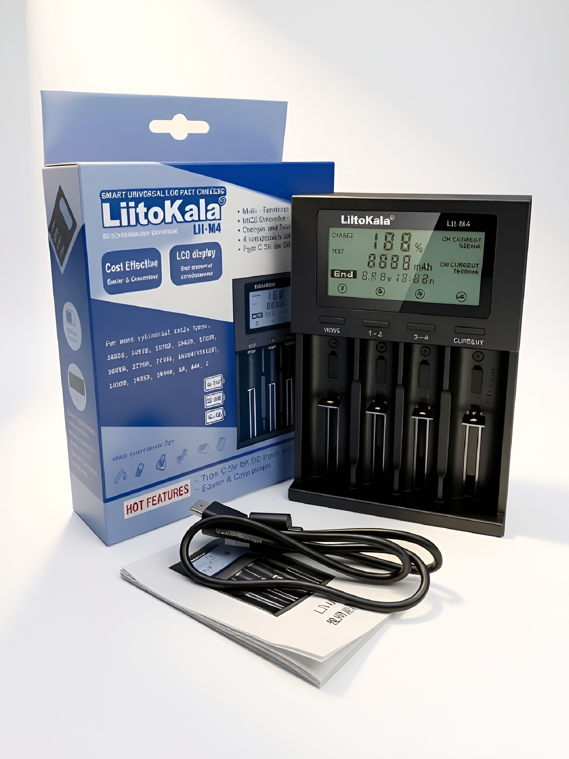 Зарядное устройство для аккумуляторов LiitoKala Lii-M4