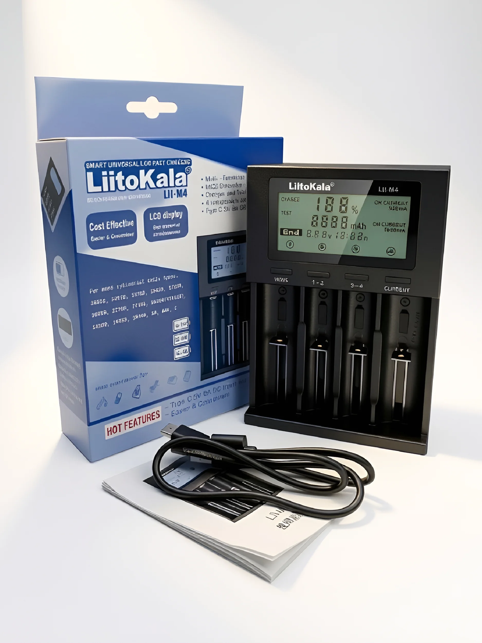 Зарядное устройство для аккумуляторов LiitoKala Lii-M4