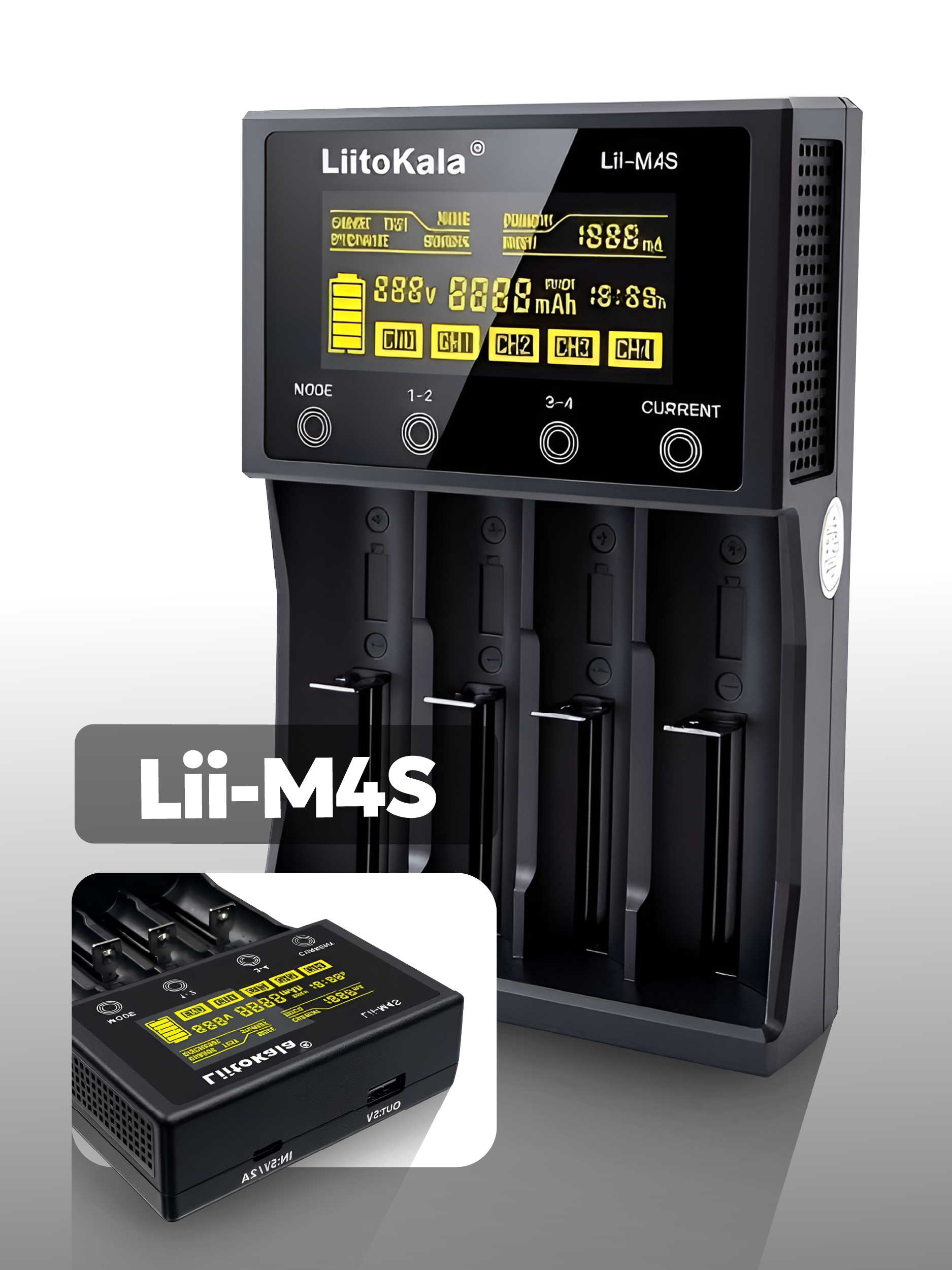 Зарядное устройство для аккумуляторов LiitoKala Lii-M4S