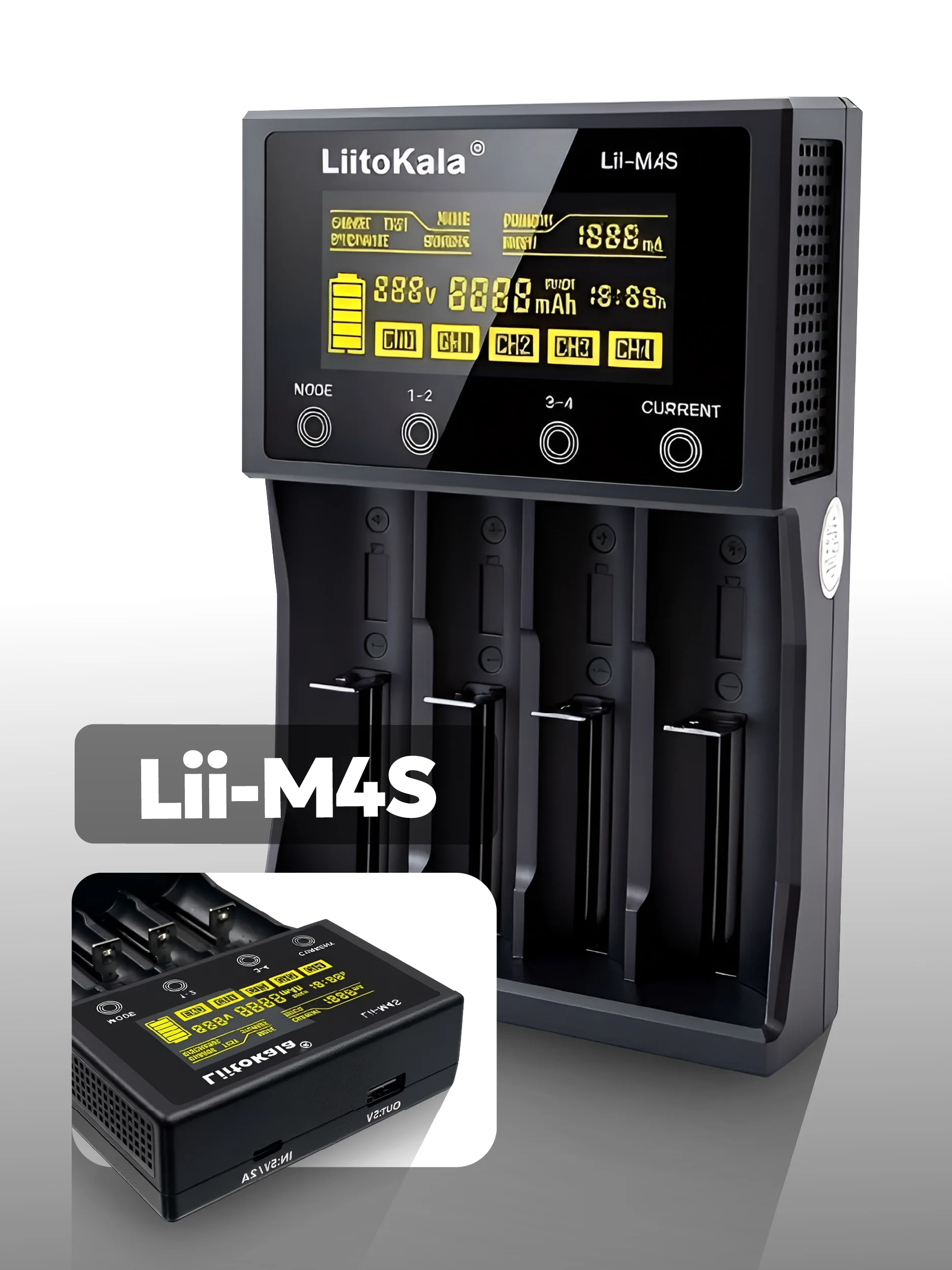 Зарядное устройство для аккумуляторов LiitoKala Lii-M4S