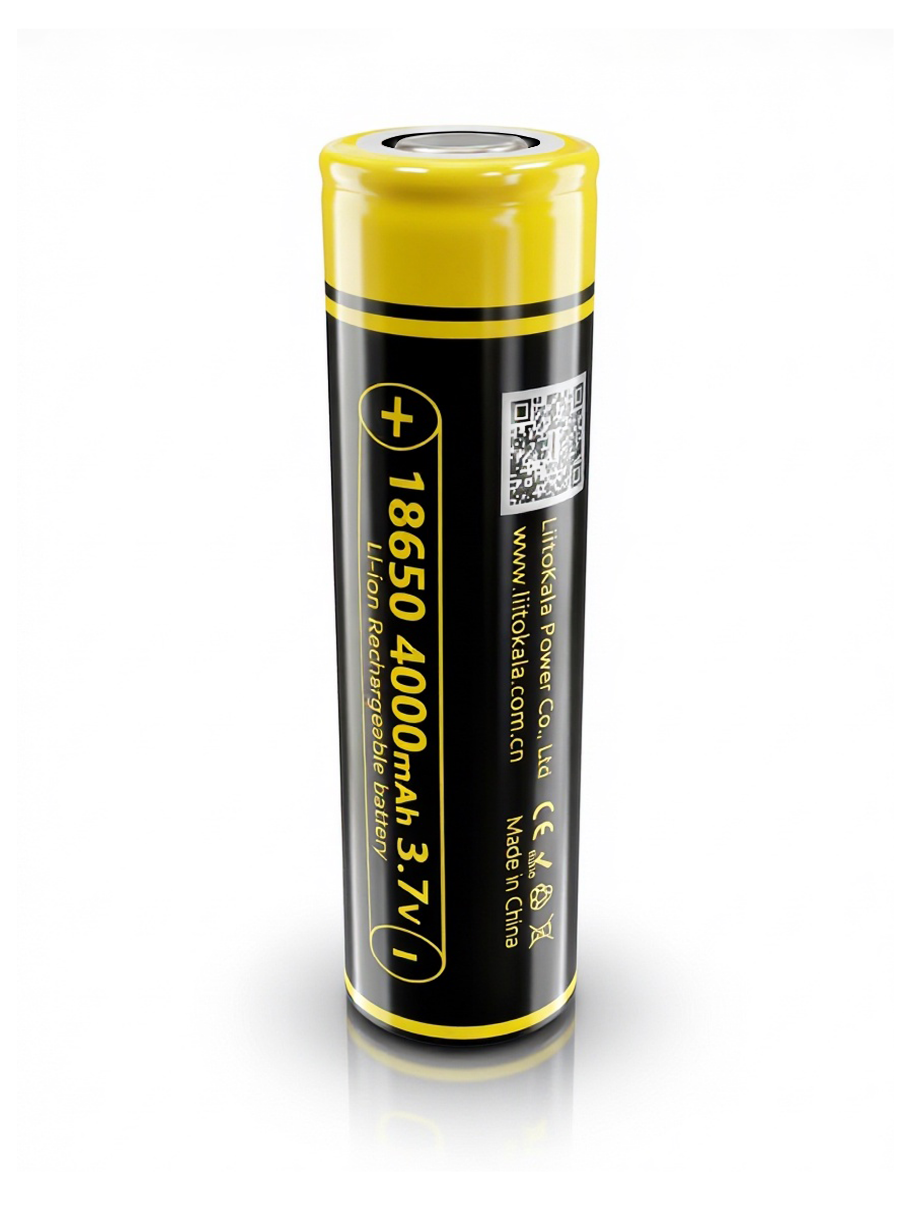 Аккумулятор 18650 Li-Ion LiitoKala Lii-King4000 3.7В, 4000mAh, без защиты, плоский плюс
