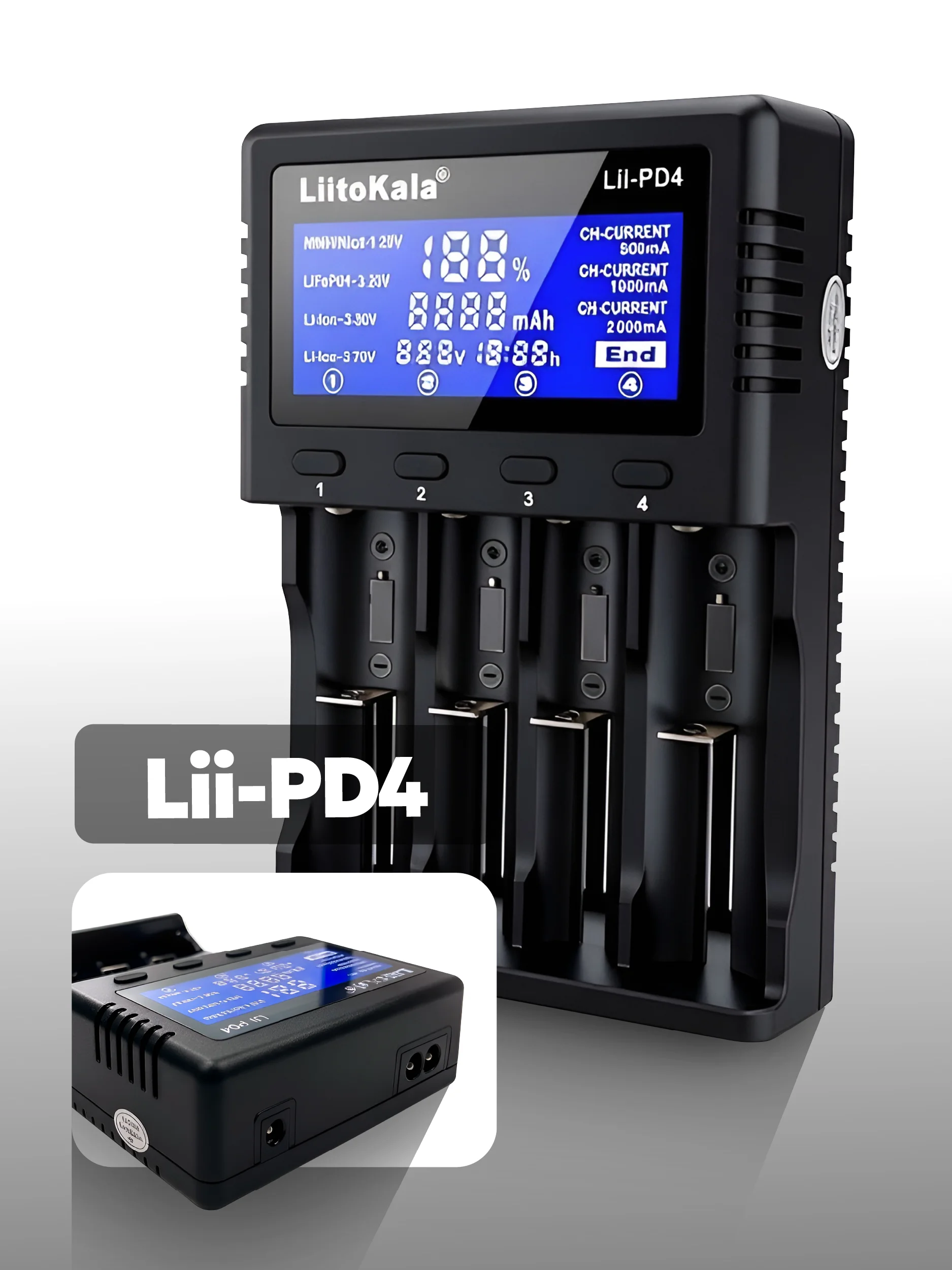 Зарядное устройство для аккумуляторов LiitoKala Lii-PD4