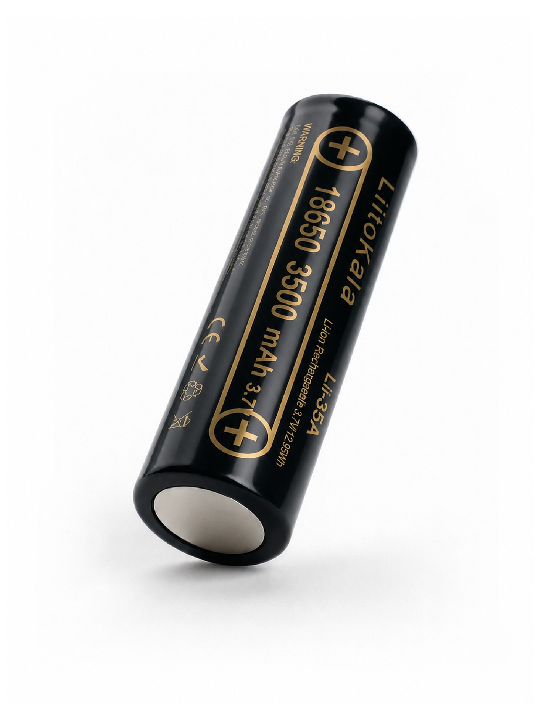 Аккумулятор 18650 Li-Ion LiitoKala Lii-35A 3500mAh 3.7В, плоский плюс