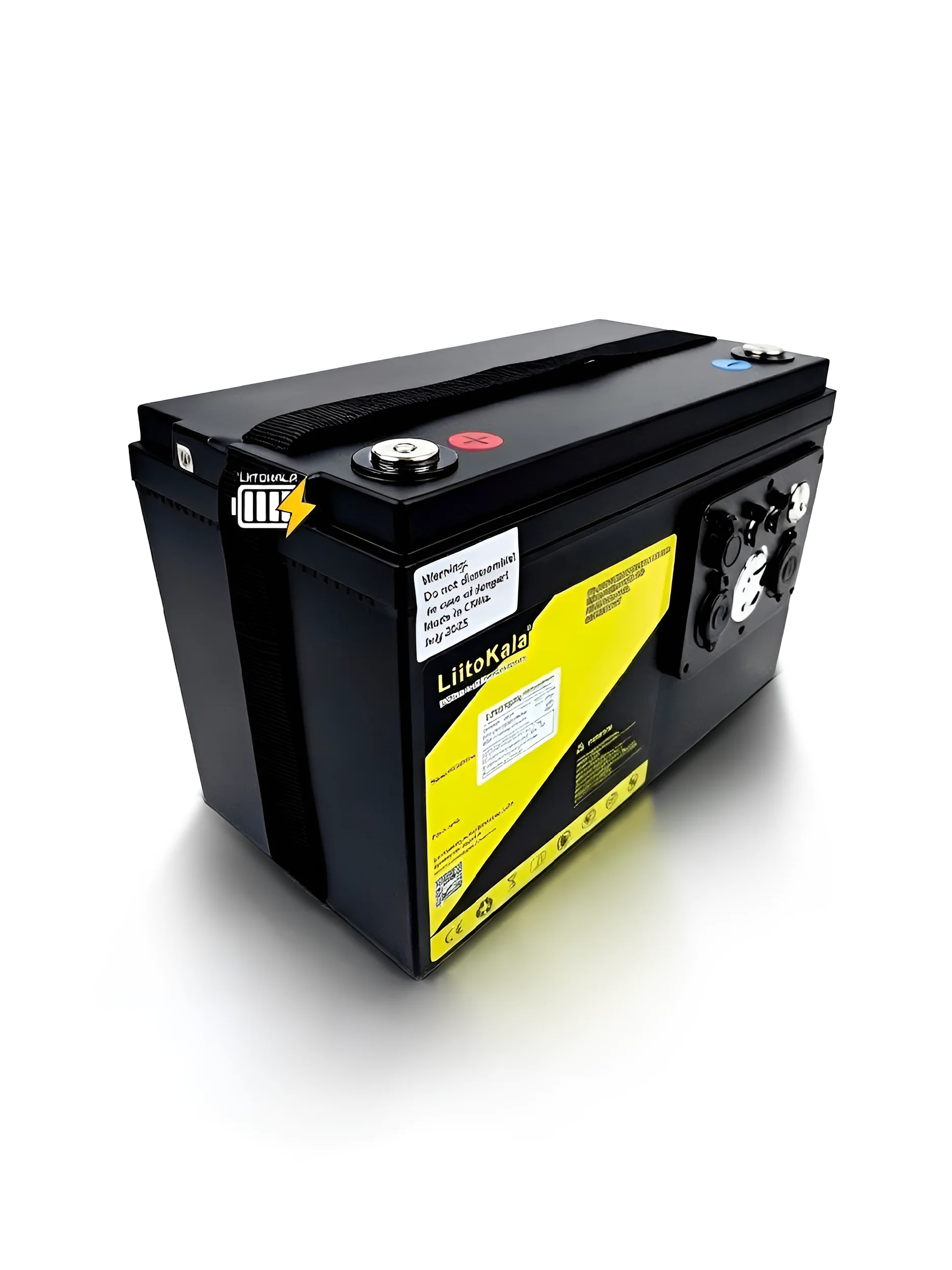 Портативная автономная электростанция LiitoKala LiFePO4 12V 150Ah со встроенной защитой BMS
