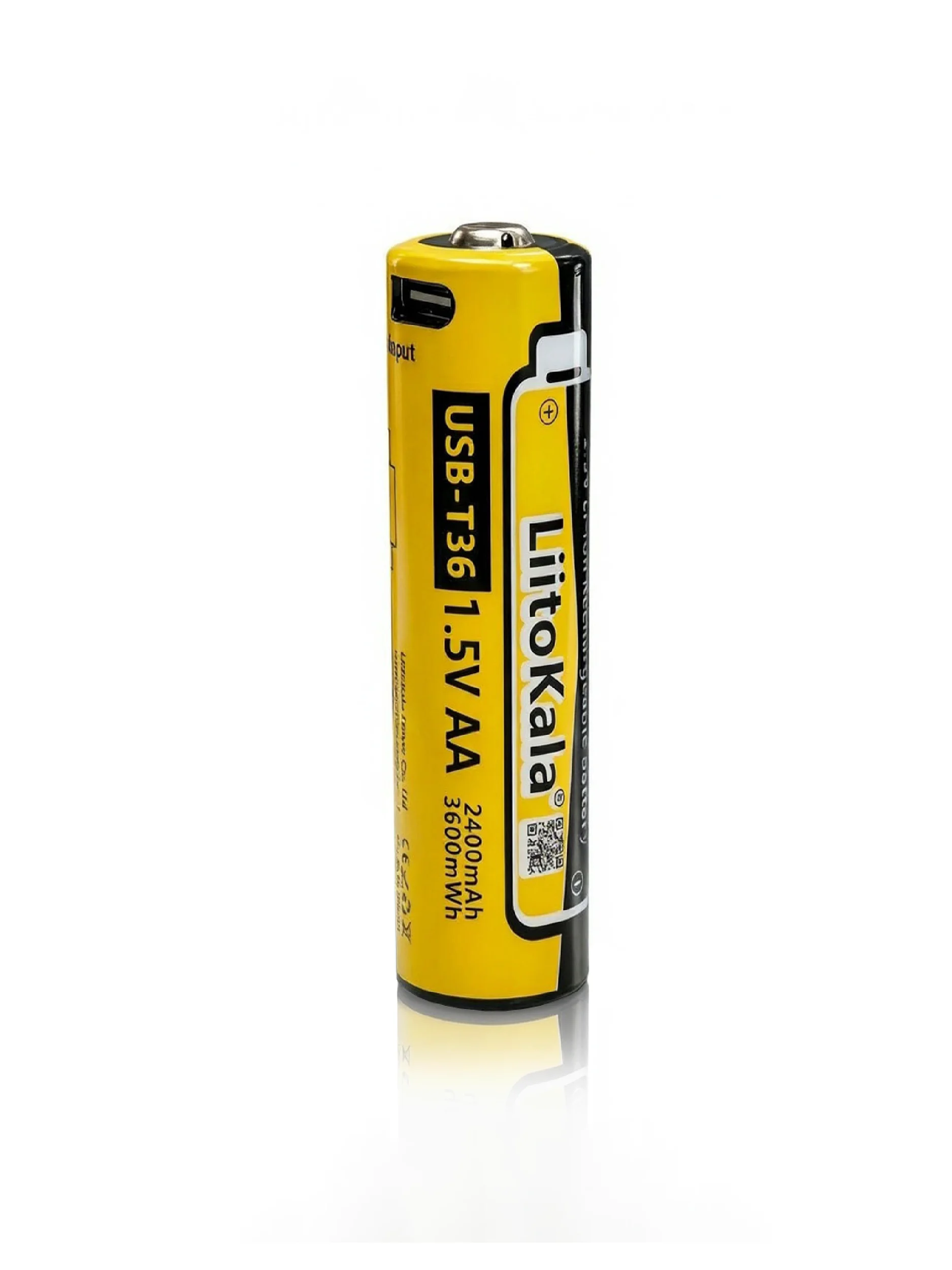 	Аккумулятор LiitoKala АА Li-ion 1.5V с зарядкой Type-C