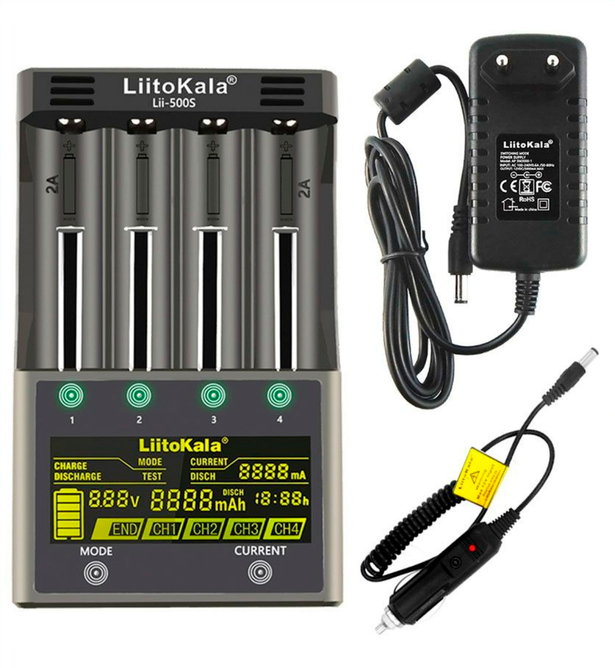 Зарядное для аккумуляторов 18650 liitokala. Зарядное устройство LII-s4. LII-500. Liitokala AA. Умное зарядное устройство для АА И 18650